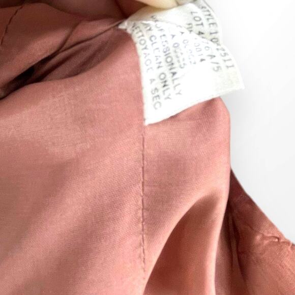 90s Tahari Vintage Taupe Brown Wool Two Piece Skirt Suit Set - Picture 10 of 14